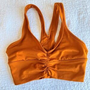 Alo Wild Thing bra in Bronze size S